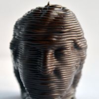 3D Chocolate Print - Paul McCartney Head Front