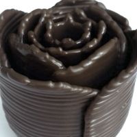 3D Chocolate Print - Rose