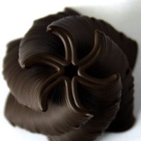 3D Chocolate Print - Ninja Star, top view
